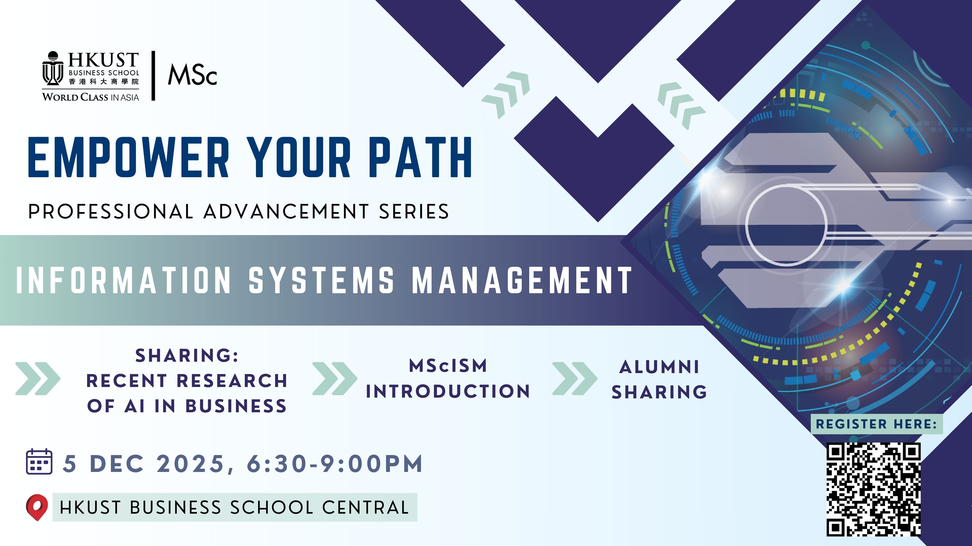 Empower Your Path: Professional Advancement Series [MSc in Information Systems Management]